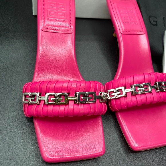 Authentic Women’s G Woven Leather Sandals SIZE 7 NWB - Picture 4 of 11